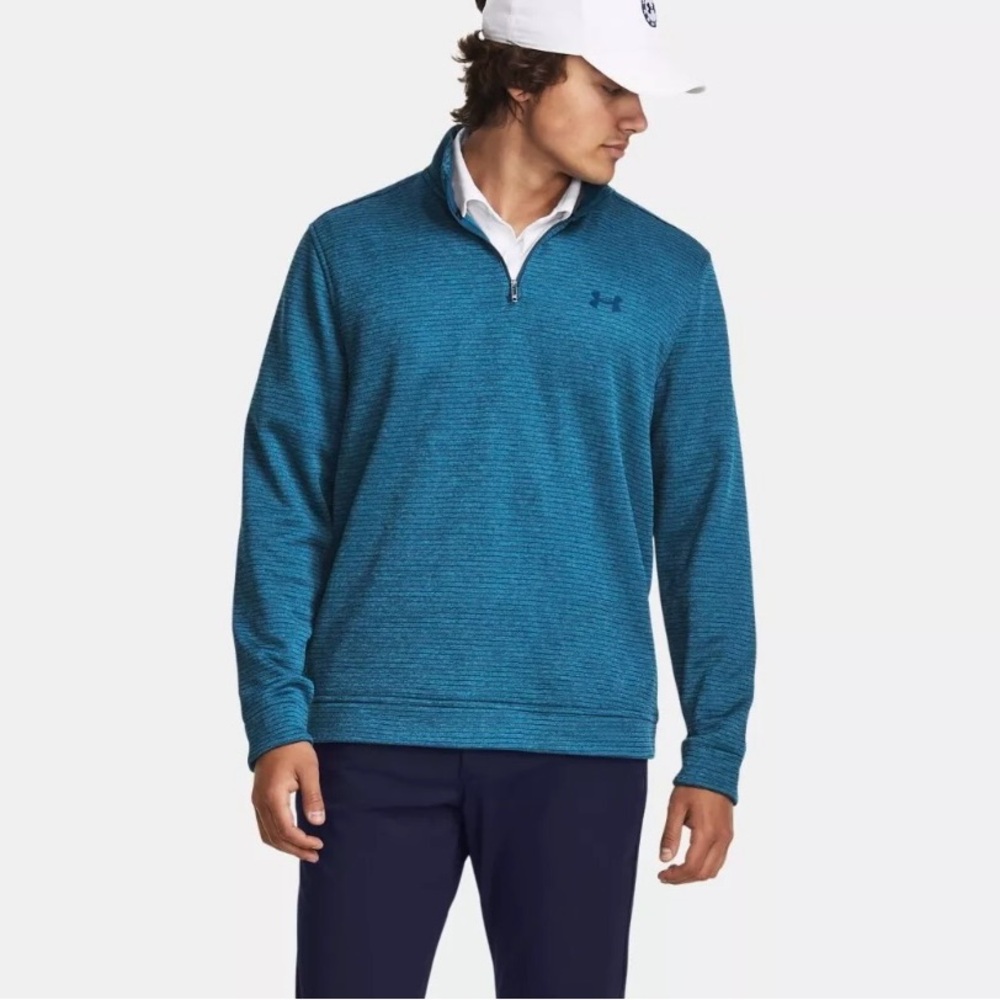 NWT Under Armour Men’s Storm Sweater Fleece 1/4 Zip Teal